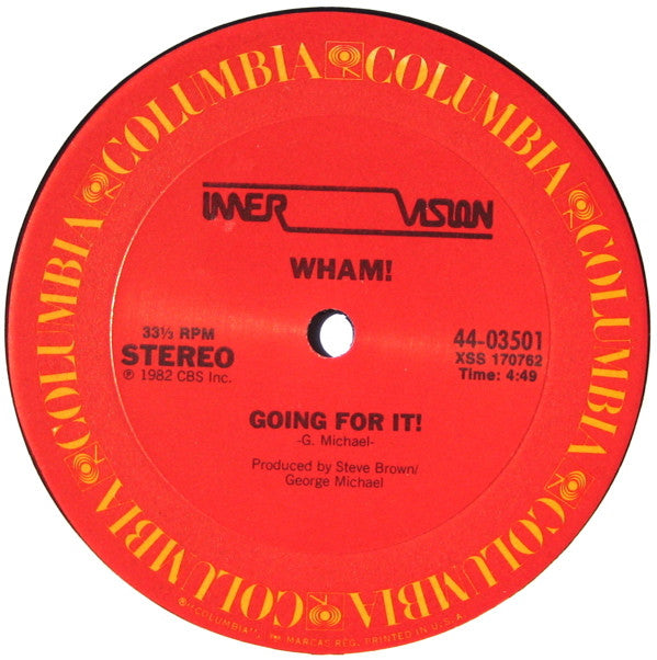 Wham! - Young Guns (Go For It) (12"")