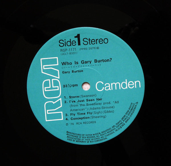 Gary Burton - Who Is Gary Burton? (LP, Album)