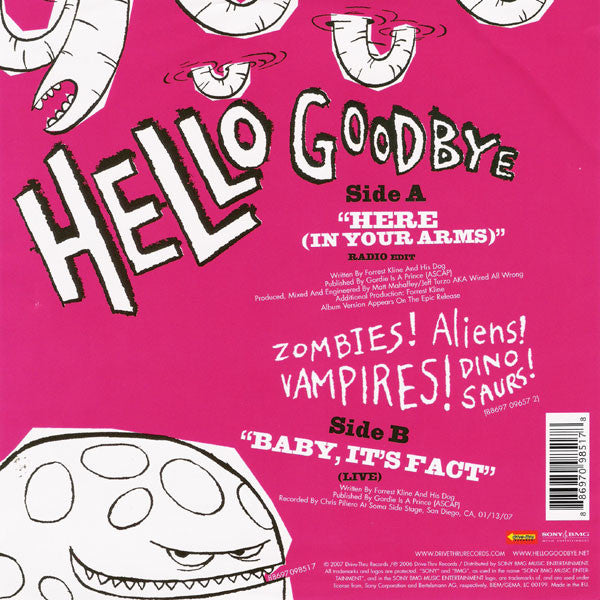 Hellogoodbye - Here (In Your Arms) (7"", Single, Pic)