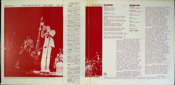 Herbie Hancock - In Concert, Volume 2(LP, Album)
