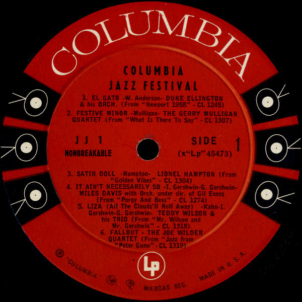 Various - Columbia Jazz Festival (LP, Mono, Smplr)