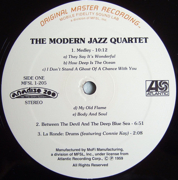 The Modern Jazz Quartet - The Modern Jazz Quartet(LP, Album, Ltd, N...