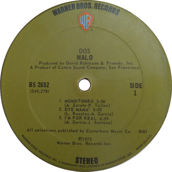 Malo (2) - Dos (LP, Album)