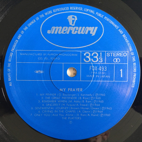 The Platters - My Prayer (LP, Comp)