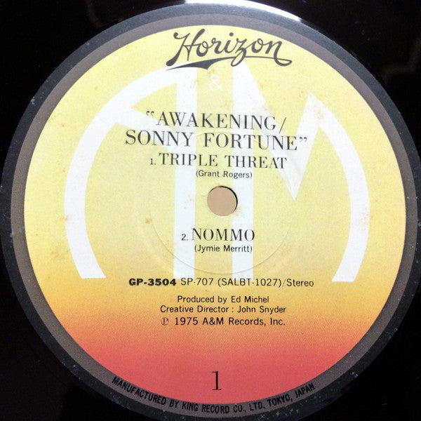 Sonny Fortune - Awakening (LP, Album, Gat)