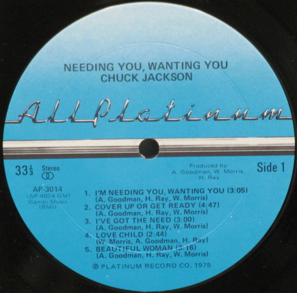 Chuck Jackson - Needing You, Wanting You (LP, Album)