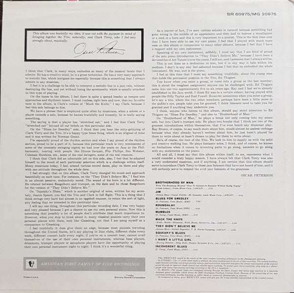 Oscar Peterson Trio* / Clark Terry - + One (LP, Album)