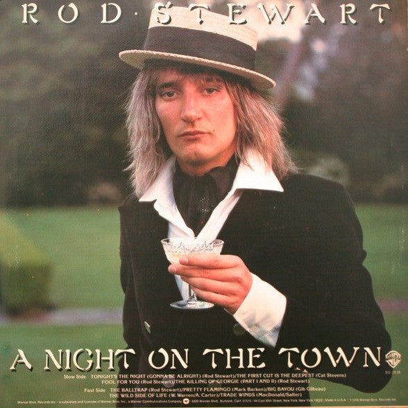 Rod Stewart - A Night On The Town (LP, Album, Mon)
