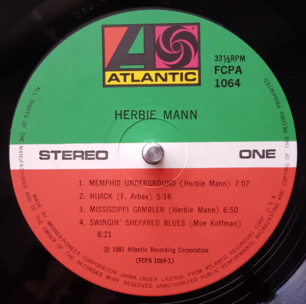 Herbie Mann - Herbie Mann (LP, Comp, Club)