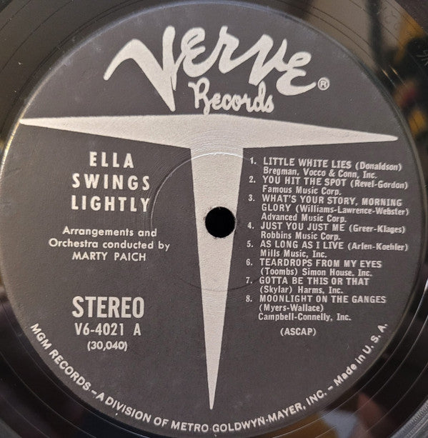 Ella Fitzgerald - Ella Swings Lightly (LP, Album, M/Print)
