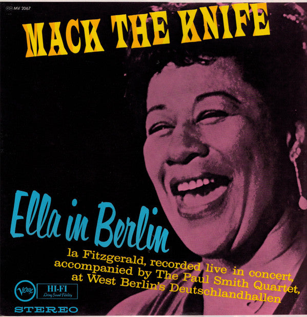 Ella Fitzgerald - Mack The Knife・Ella In Berlin (LP, Album, RE, OBI)