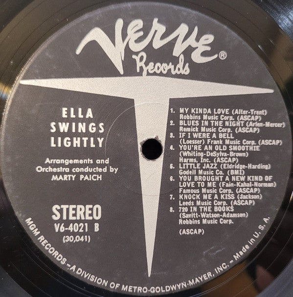Ella Fitzgerald - Ella Swings Lightly (LP, Album, M/Print)