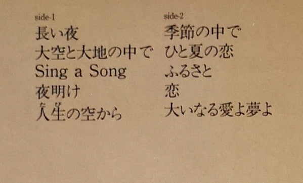 Norio Maeda & His Orchestra - Sing A Song = 松山千春作品集(LP, Album)