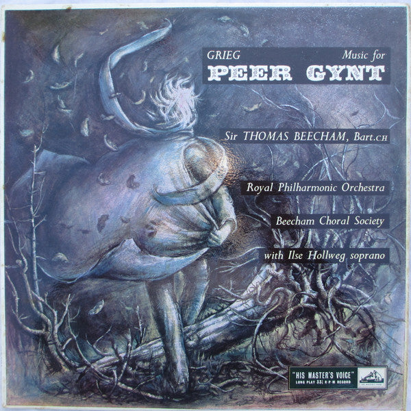 Edvard Grieg - Music For Peer Gynt(LP, Mono, B/W)