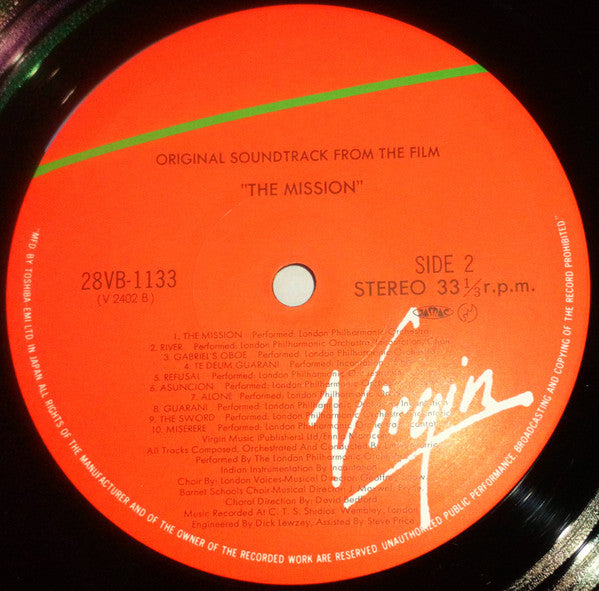 Ennio Morricone - ミッション = The Mission (LP, Album)