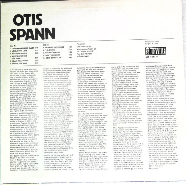 Otis Spann - Good Morning Mr. Blues (LP, Album)