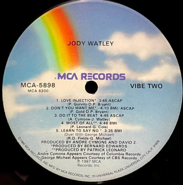 Jody Watley - Jody Watley (LP, Album, Glo)