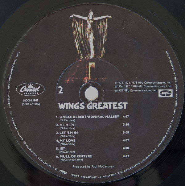 Wings (2) - Wings Greatest (LP, Comp, Los)