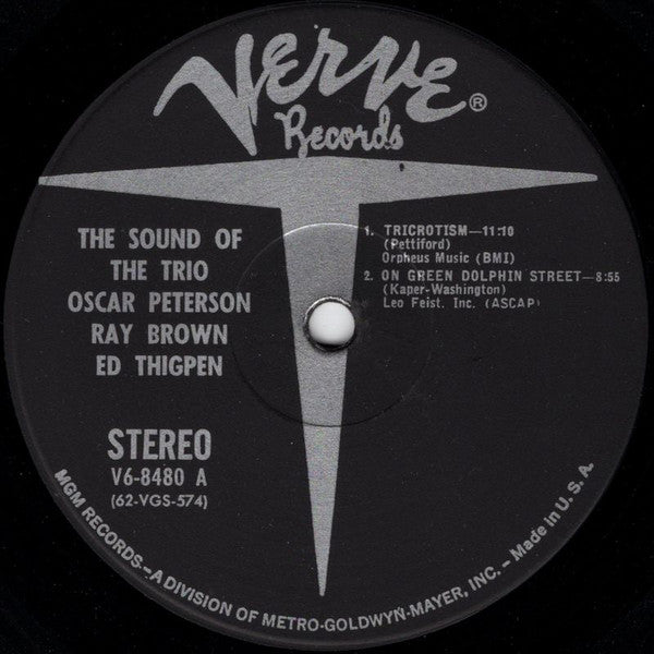 Oscar Peterson - The Sound Of The Trio(LP, Album)
