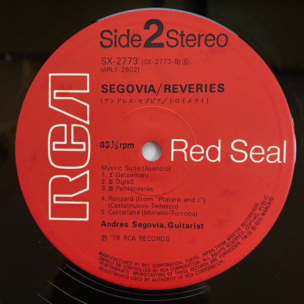 Segovia* - Reveries (LP, Album)