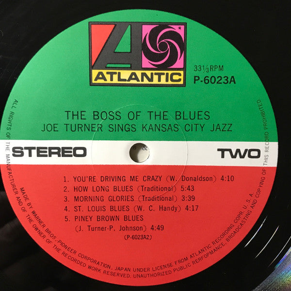 Joe Turner* - The Boss Of The Blues Sings Kansas City Jazz (LP, Album)