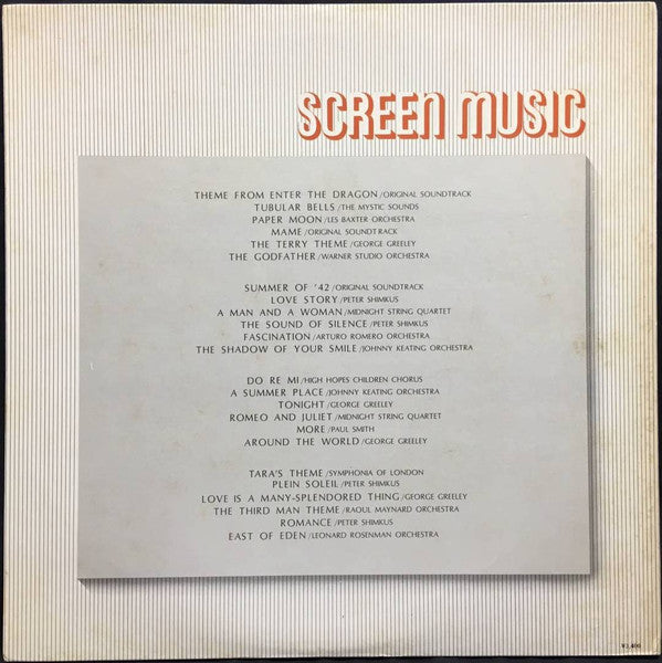 Various - Screen Music (2xLP, Comp)