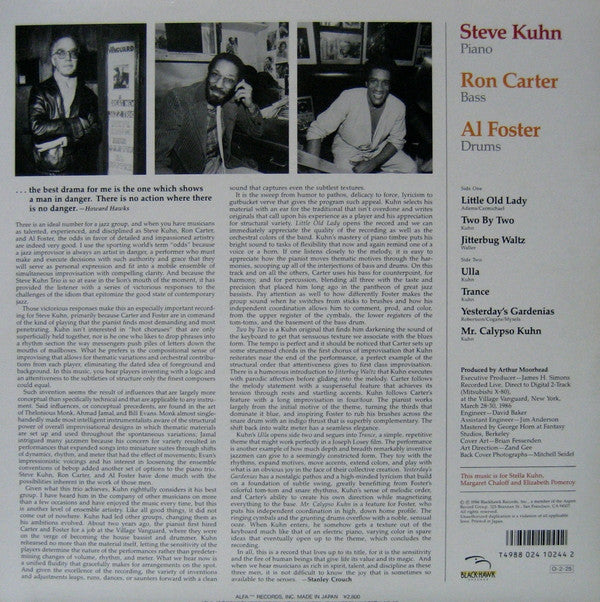Steve Kuhn Trio - Life's Magic (LP, Album, Promo)