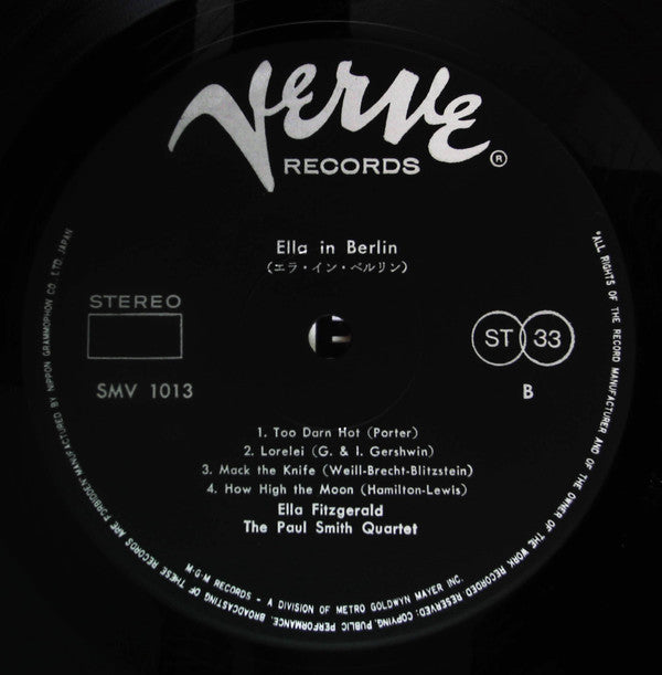Ella Fitzgerald - Mack The Knife - Ella In Berlin (LP, RE)