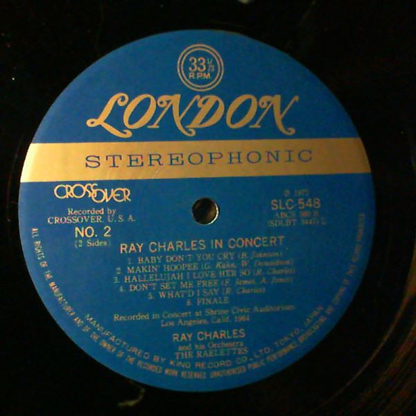 Ray Charles - Ray Charles In Concert (LP)