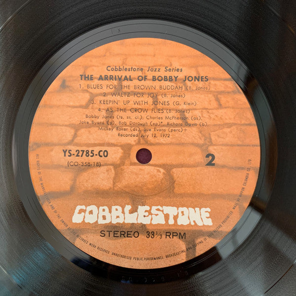 Bobby Jones (2) - Arrival Of Bobby Jones (LP, Album)