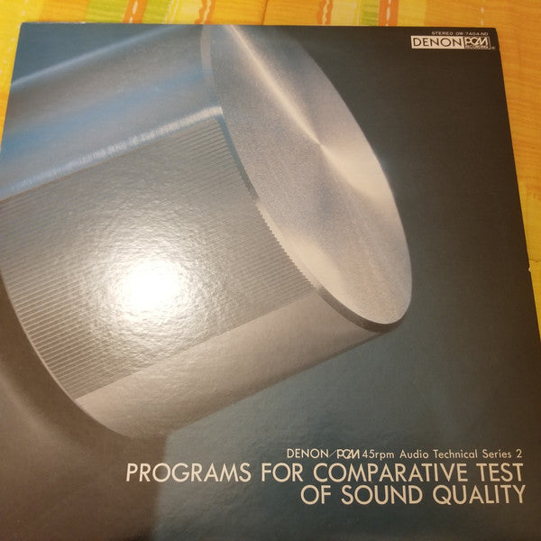 Various - Programs For Comparative Test Of Sound Quality (LP, Comp)