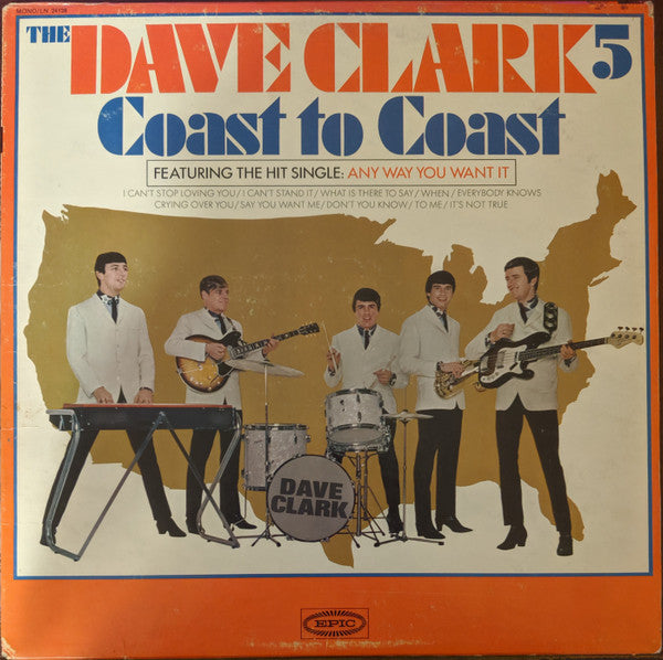 The Dave Clark Five - Coast To Coast (LP, Album, Mono, Pit)