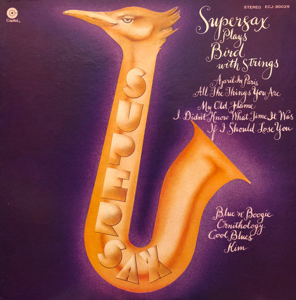 Supersax - Supersax Plays Bird With Strings (LP, Album, RE)