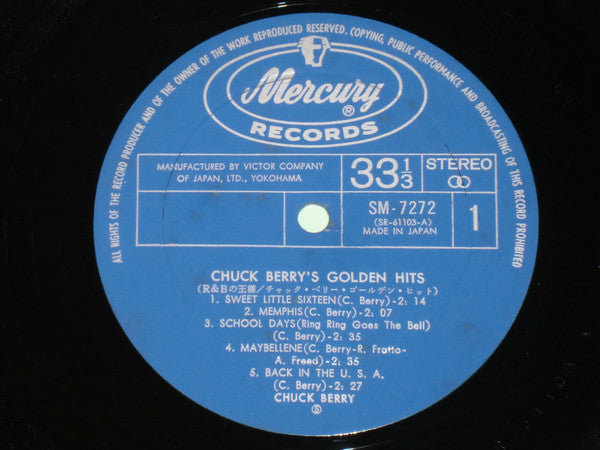 Chuck Berry - Johnny B. Goode Chuck Berry's Golden Hits (LP, Album)