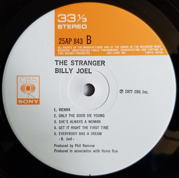 Billy Joel - The Stranger (LP, Album)