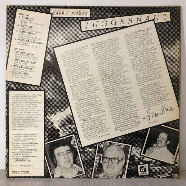 Frankie Capp* / Nat Pierce - Juggernaut (LP, Album)