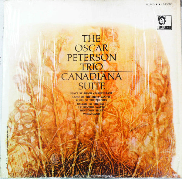 The Oscar Peterson Trio - Canadiana Suite (LP, Album, Pin)
