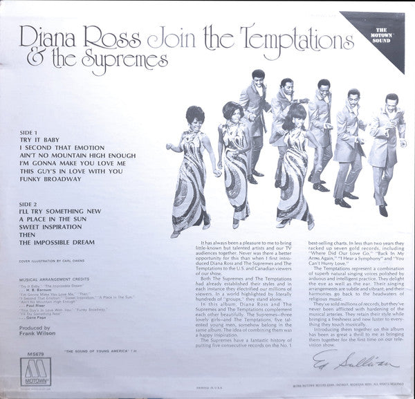 The Supremes - Diana Ross & The Supremes Join The Temptations(LP, A...