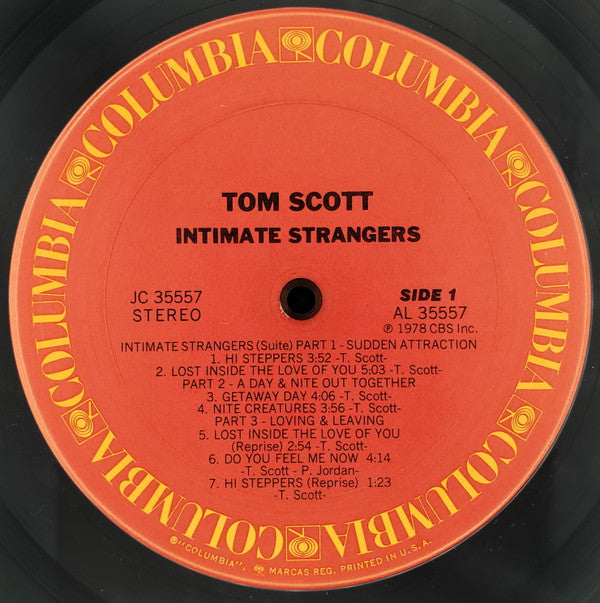 Tom Scott - Intimate Strangers (LP, Album, San)