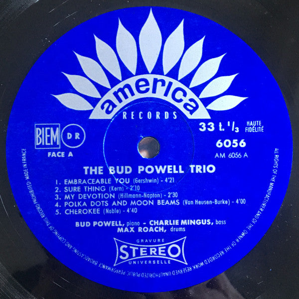 The Bud Powell Trio - The Bud Powell Trio (LP, Album, RE)