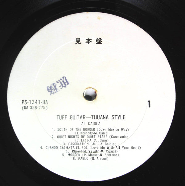 Al Caiola - Tuff Guitar - Tijuana Style (LP, Promo)