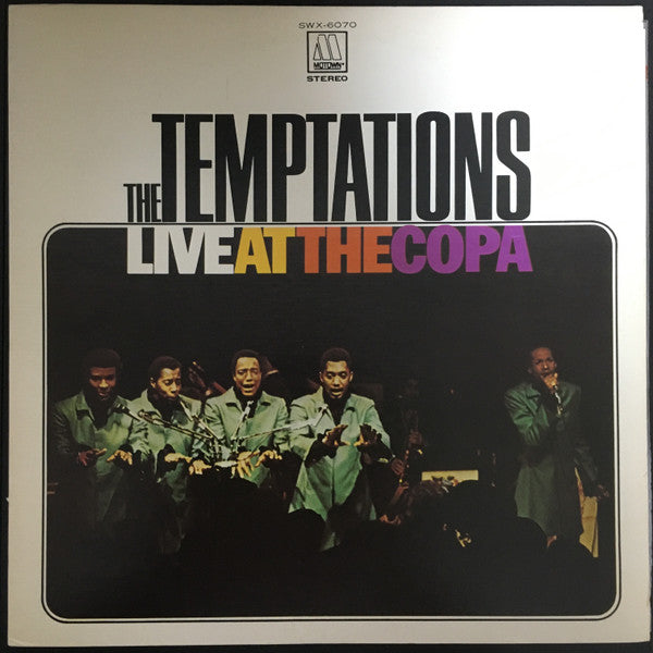 The Temptations - Live At The Copa (LP, Album, RE)