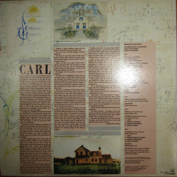 Carl Ruggles - The Complete Music Of Carl Ruggles (2xLP, Gat)
