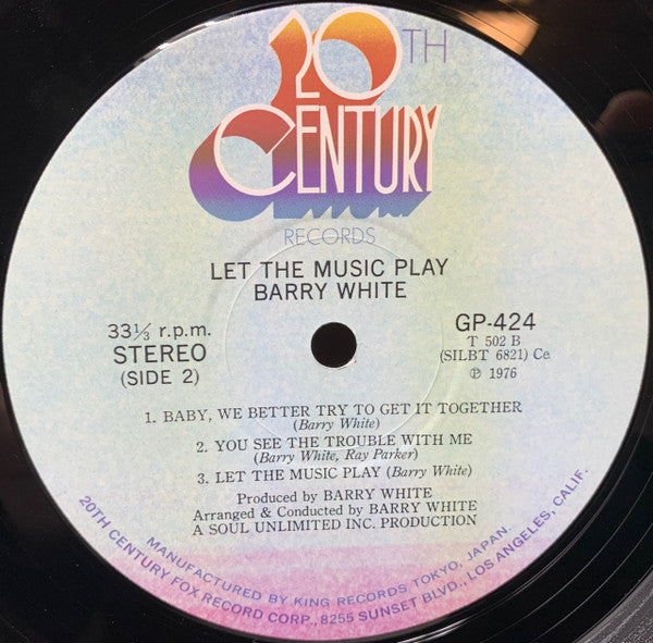 Barry White - Let The Music Play (LP, Album)
