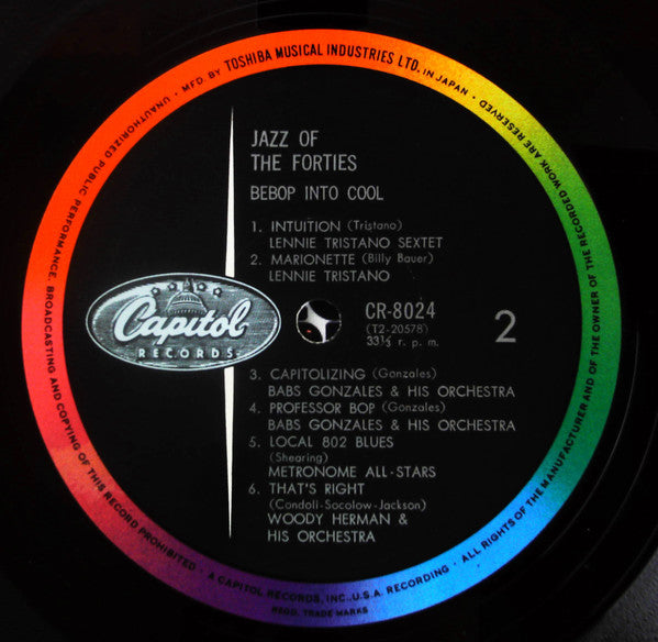 Various - Jazz Of The Forties (Volume 2) - Bebop Into Cool(LP, Comp...