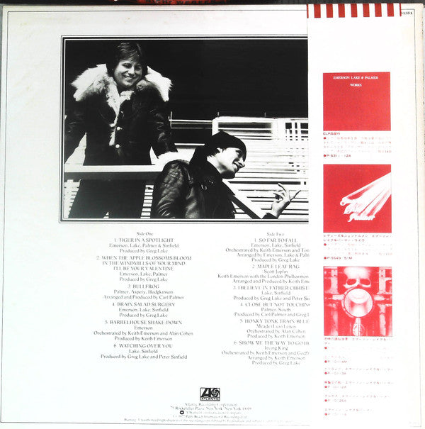 Emerson Lake & Palmer* - Works Volume 2 (LP, Album, Emb)