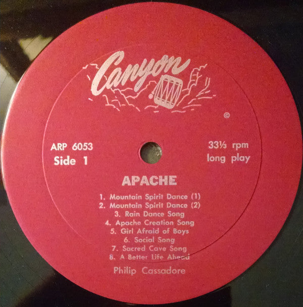 Philip Cassadore - Apache (LP, Album)