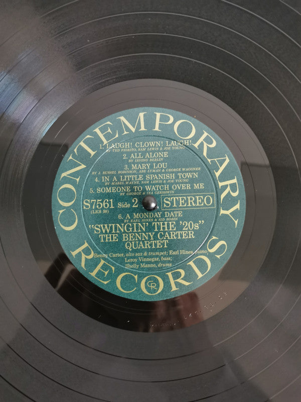 The Benny Carter Quartet - Swingin' The '20s (LP, Album, Dee)