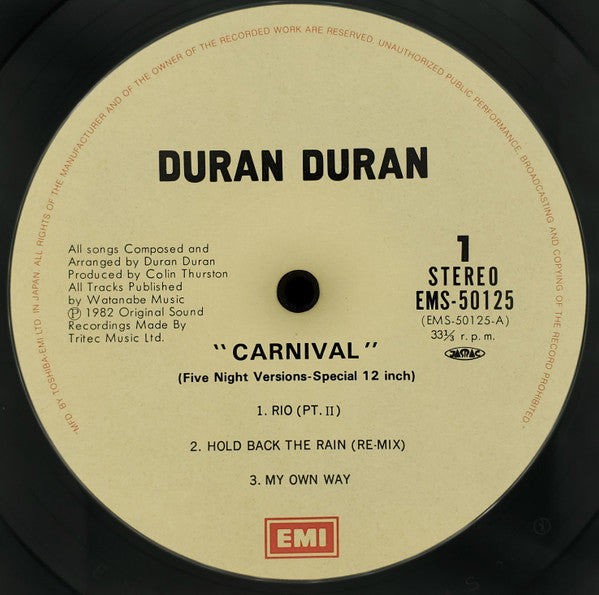 Duran Duran - Carnival (12"", MiniAlbum, Comp, Ltd)