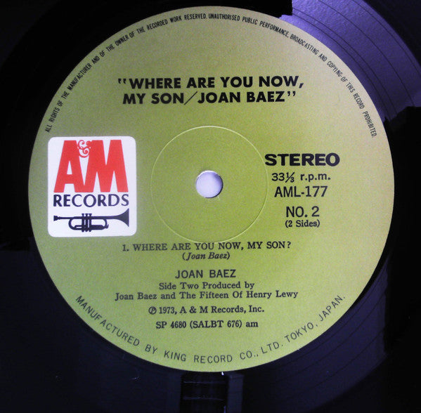 Joan Baez - Where Are You Now, My Son? (LP, Album)